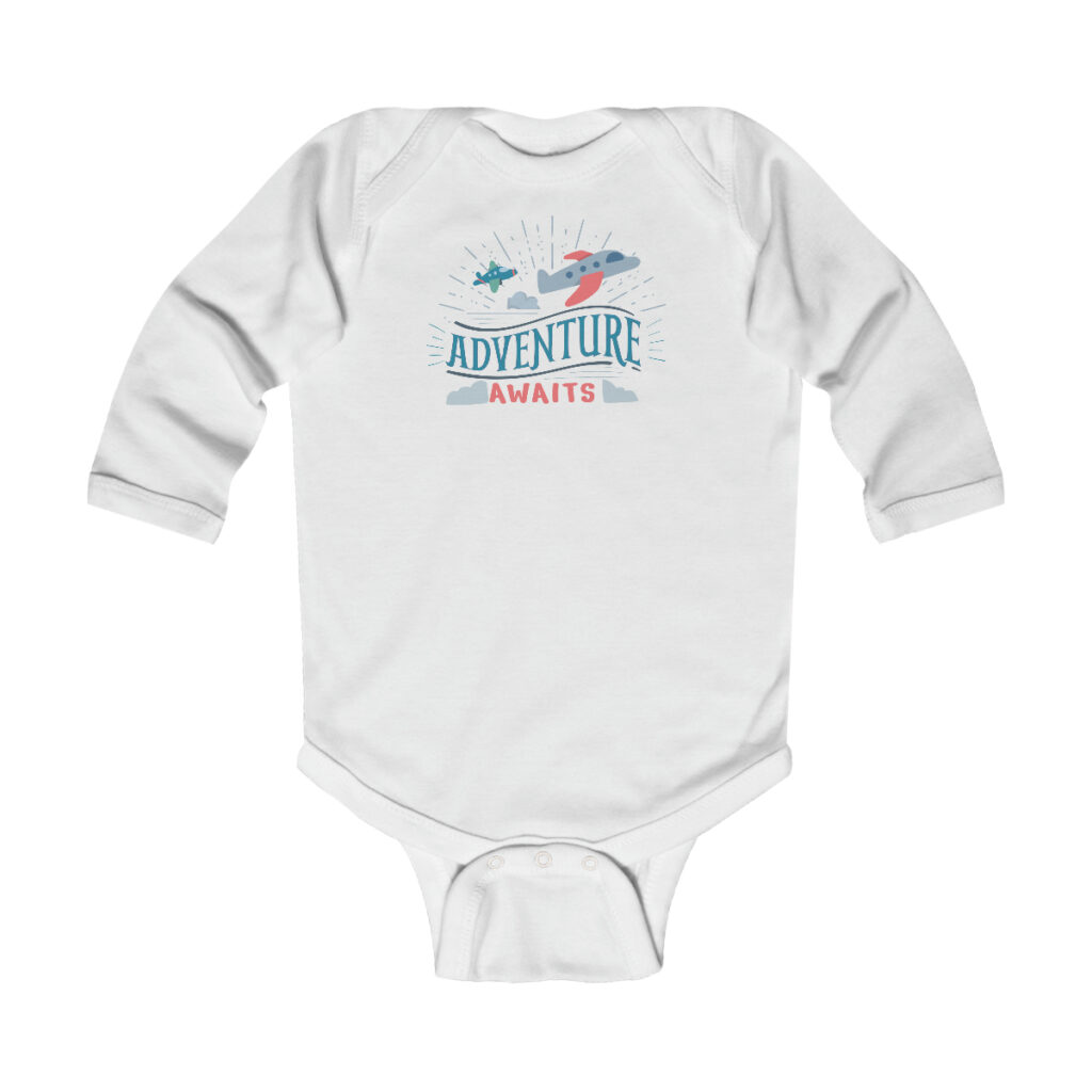 Adventure Awaits Infant Long Sleeve Bodysuit